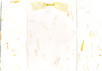 Handmade marigold paper
