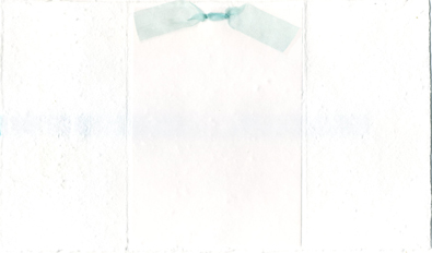 Handmade white paper