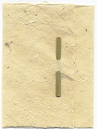 Bamboo stick for wedding invitation closure
