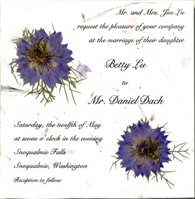 Handmade Invitations 