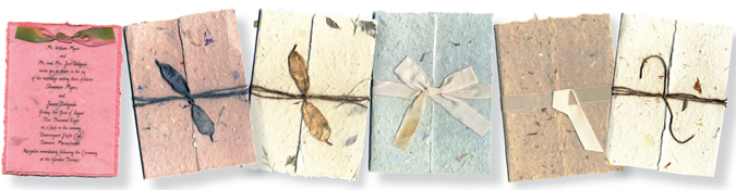 Recycled Invitation Papers