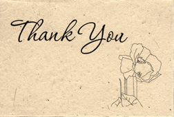 Seeded Thank You Cards