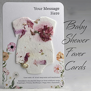 Baby Shower Favor Cards