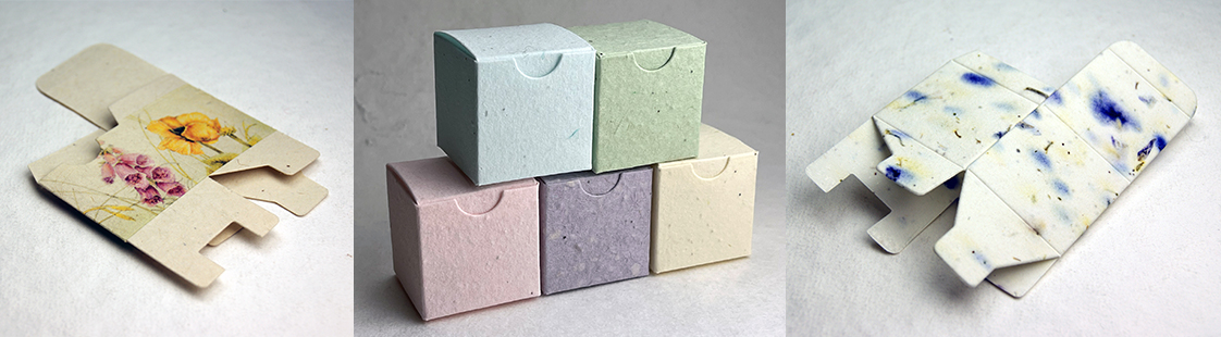 seed paper favor boxes