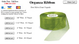 organza ribbon