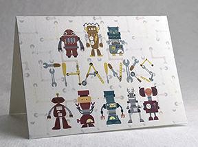 Kids Seeded Thank You Cards