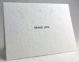 minimalist thank you