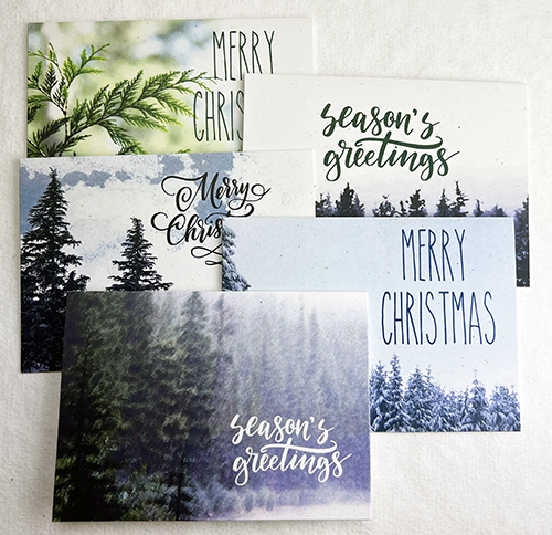 Holidays Seed Paper Card