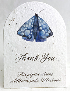 printed arch card seed paper tags