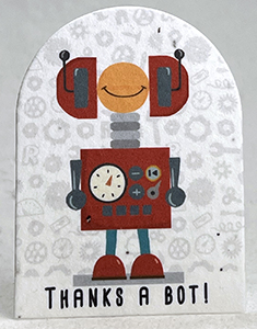 printed arch card seed paper tags