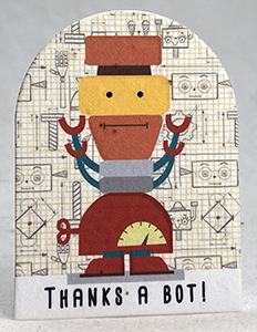 printed arch card seed paper tags