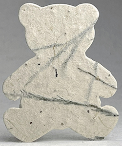 Click for 25s lotka fern seed paper bear shape