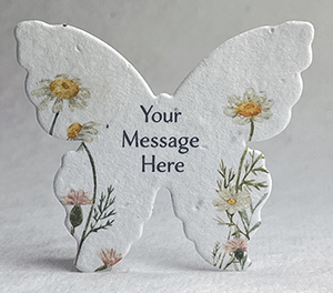Custom Printed Large butterfly seed paper