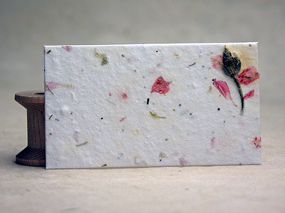 Seed Paper Petal  Place Card