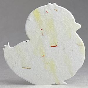 Click for 7s safflower seed paper chick shape