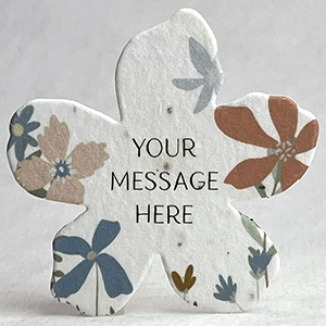 Mod Garden printed paper seed paper flower