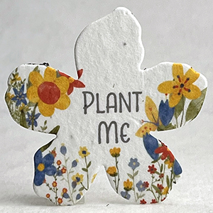 Bright Garden printed paper seed paper flower