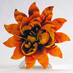 printed seed paper flower  shapes
