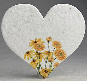 Black Eyed Susan Heart