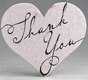 Thank You Pink Heart