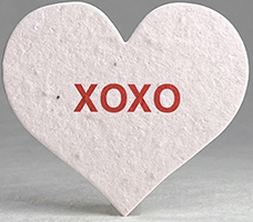 Seed Paper Heart Shape