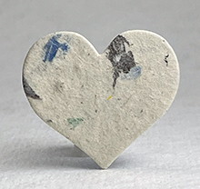 small seed paper hearts