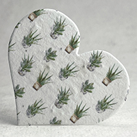 Seed Paper Heart House Plants