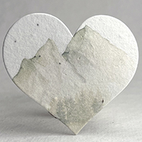 Seed Paper Heart Mountains