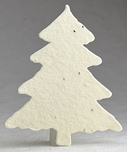 Click for 65s yellow seed paper tree shape