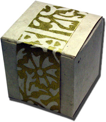 Lotka Seeded Favor Box - Golden Woodcut