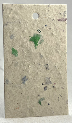recycled junkmail seed paper tags
