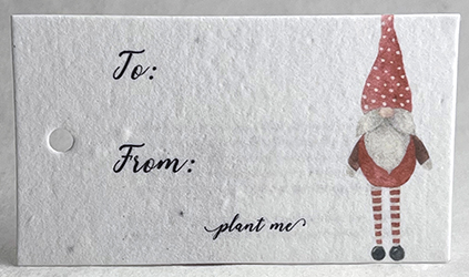 Gnome To - From gift tag