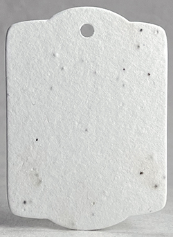 cotton fiber tag seed paper wildflower