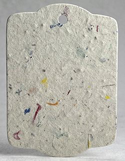 recycled lotka fiber tag seed paper wildflower