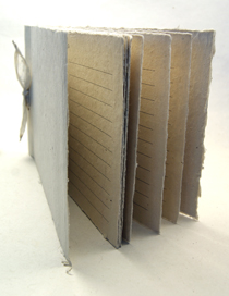 lotka handmade paper guest book