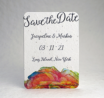 ranunculus seed paper save the date 4 bar