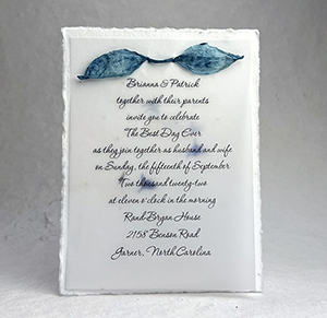 4.5x6 cotton invitation