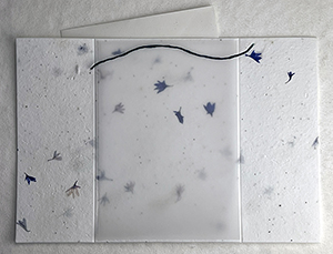 7x10 cotton invitation print at home