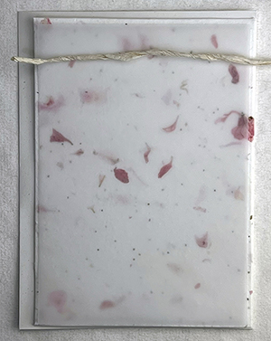 5x7 cotton invitation print at home