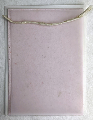 5x7 cotton invitation print at home