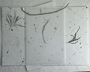 7x10 cotton invitation print at home