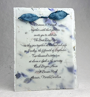 4.5x6 cotton invitation
