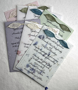 5x7 Cut Edge Cotton Invitation