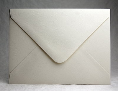 Recycled felt baronial envelope