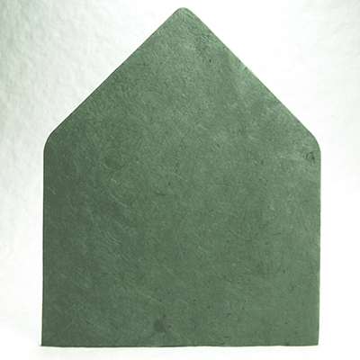 Handmade Paper Envelope Liner Sage Green