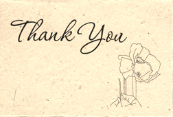 flower seed thank you notes