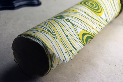 20x30 Lotka Yellow and Green Peacock Feather Light Weight Sheet
